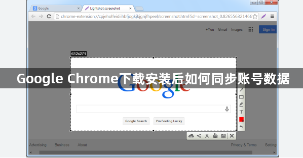 Google Chrome下载安装后如何同步账号数据1
