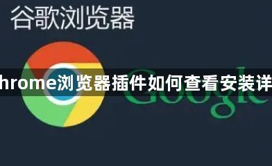 Chrome浏览器插件如何查看安装详情1