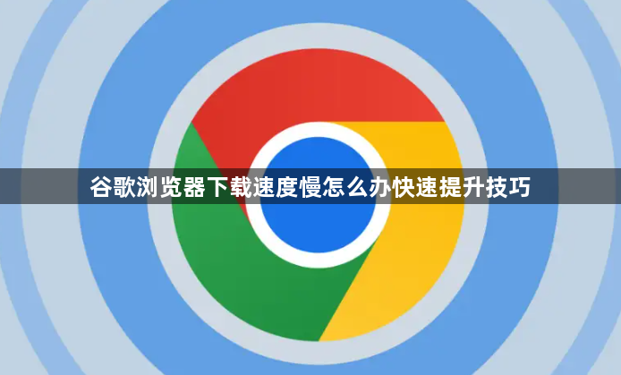 谷歌浏览器下载速度慢怎么办快速提升技巧1
