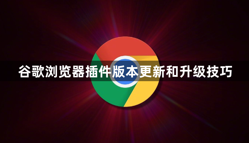 谷歌浏览器插件版本更新和升级技巧1
