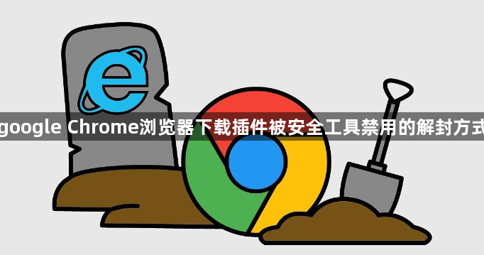 google Chrome浏览器下载插件被安全工具禁用的解封方式1