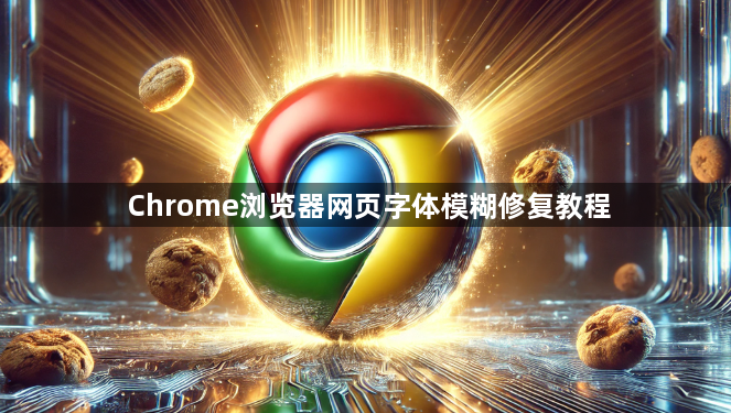 Chrome浏览器网页字体模糊修复教程1