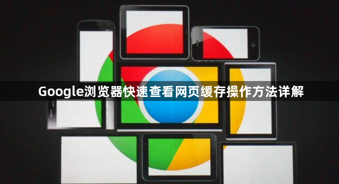 Google浏览器快速查看网页缓存操作方法详解1