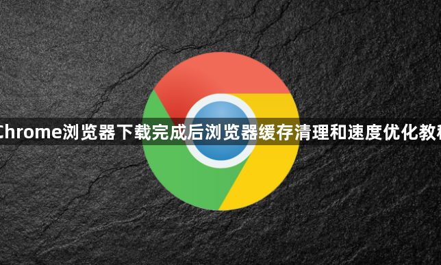 Chrome浏览器下载完成后浏览器缓存清理和速度优化教程1