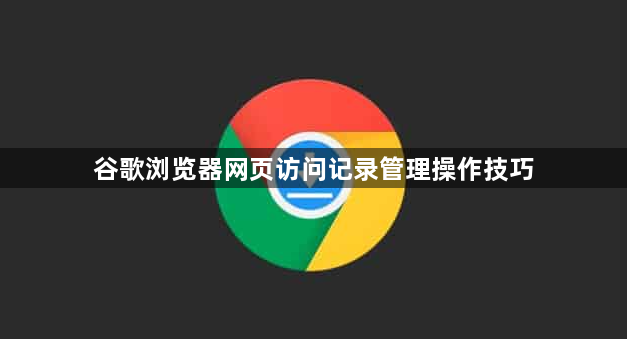 谷歌浏览器网页访问记录管理操作技巧1