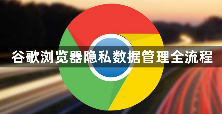 谷歌浏览器隐私数据管理全流程1
