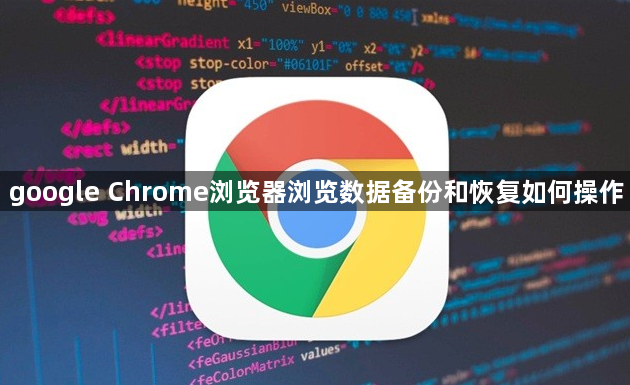 google Chrome浏览器浏览数据备份和恢复如何操作1