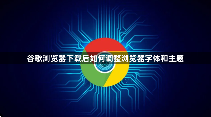谷歌浏览器下载后如何调整浏览器字体和主题1
