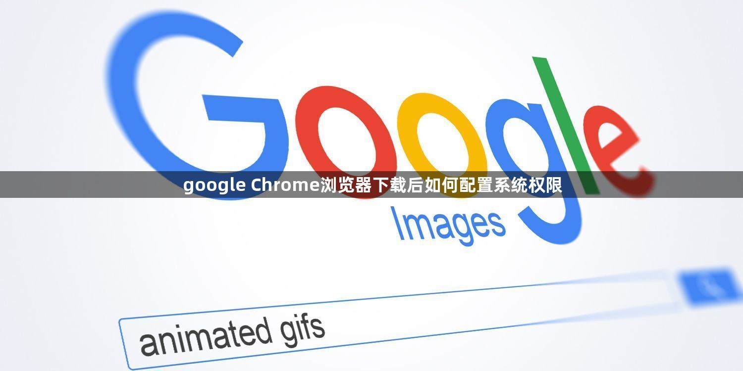 google Chrome浏览器下载后如何配置系统权限1