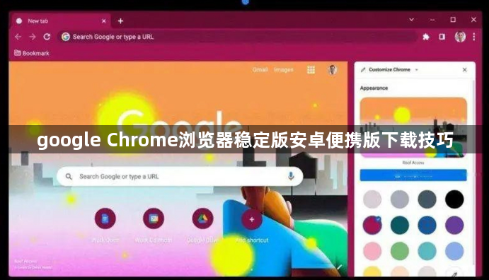 google Chrome浏览器稳定版安卓便携版下载技巧1