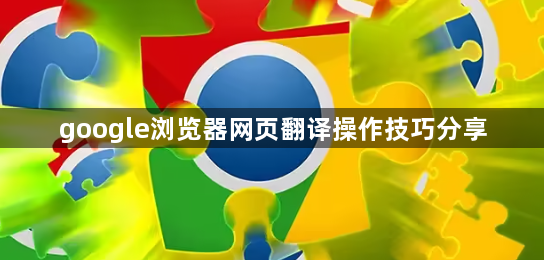 google浏览器网页翻译操作技巧分享1