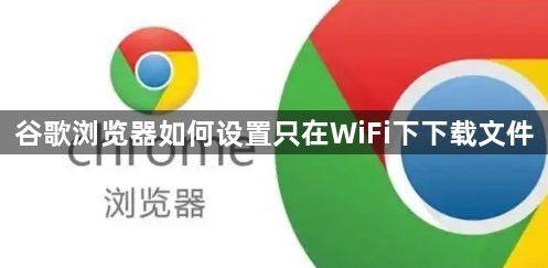 谷歌浏览器如何设置只在WiFi下下载文件1