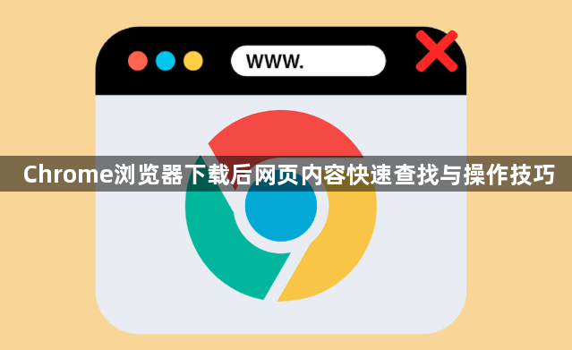Chrome浏览器下载后网页内容快速查找与操作技巧1