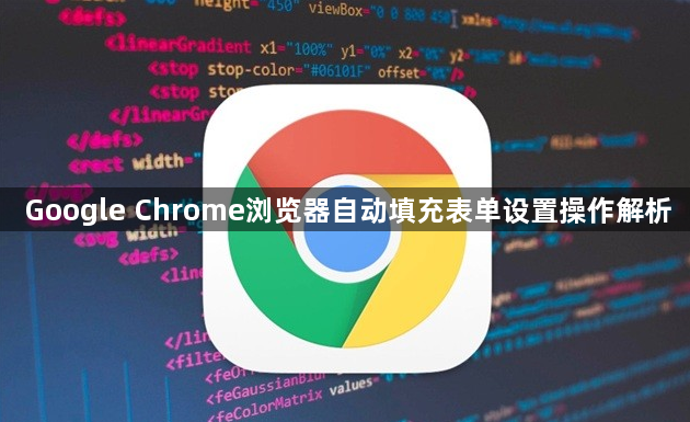Google Chrome浏览器自动填充表单设置操作解析1
