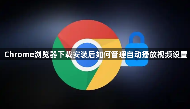Chrome浏览器下载安装后如何管理自动播放视频设置1