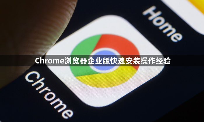 Chrome浏览器企业版快速安装操作经验1