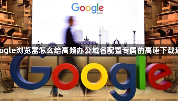 google浏览器怎么给高频办公域名配置专属的高速下载通道1