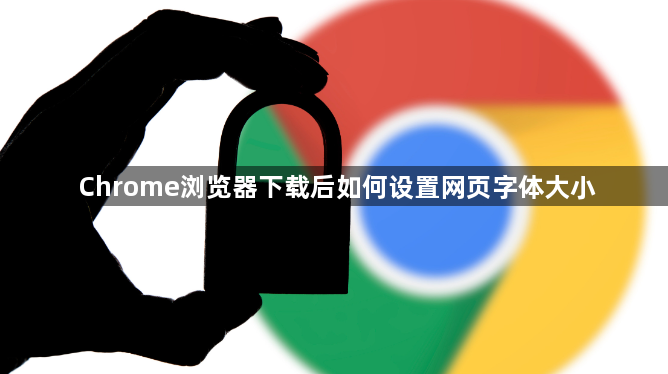 Chrome浏览器下载后如何设置网页字体大小1