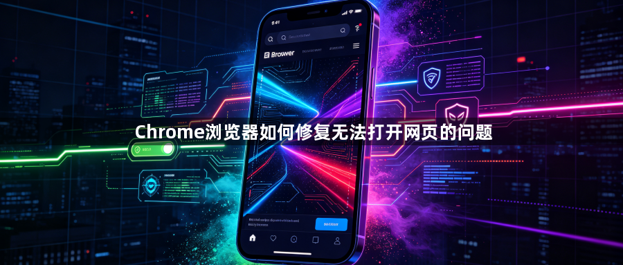 Chrome浏览器如何修复无法打开网页的问题1