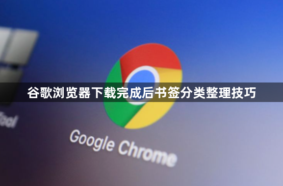 谷歌浏览器下载完成后书签分类整理技巧1