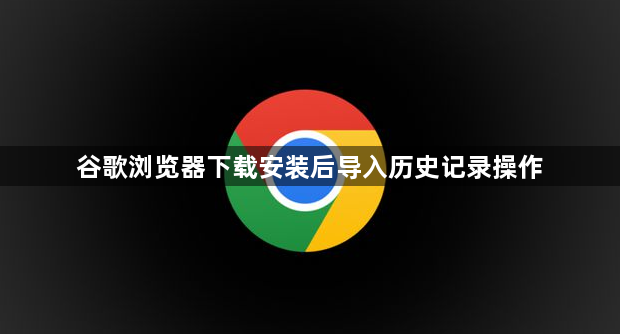 谷歌浏览器下载安装后导入历史记录操作1