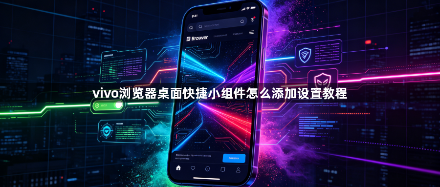 vivo浏览器桌面快捷小组件怎么添加设置教程1