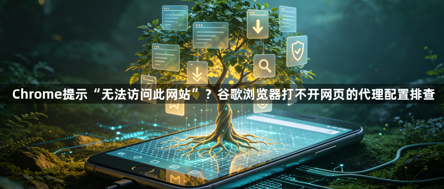 Chrome提示“无法访问此网站”？谷歌浏览器打不开网页的代理配置排查1