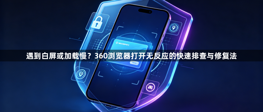 遇到白屏或加载慢？360浏览器打开无反应的快速排查与修复法1