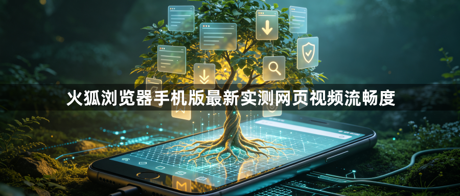 火狐浏览器手机版最新实测网页视频流畅度1