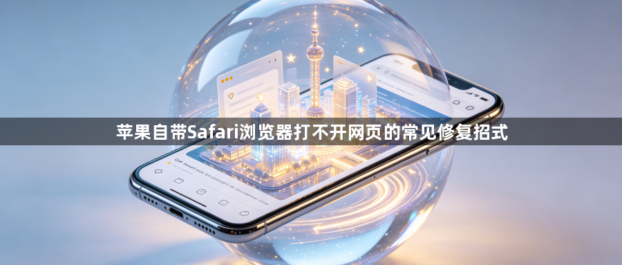 苹果自带Safari浏览器打不开网页的常见修复招式1