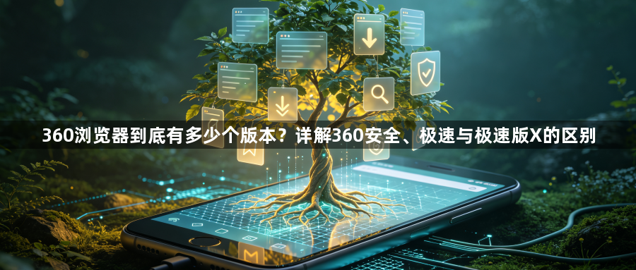 360浏览器到底有多少个版本？详解360安全、极速与极速版X的区别1