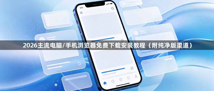 2026主流电脑/手机浏览器免费下载安装教程（附纯净版渠道）1