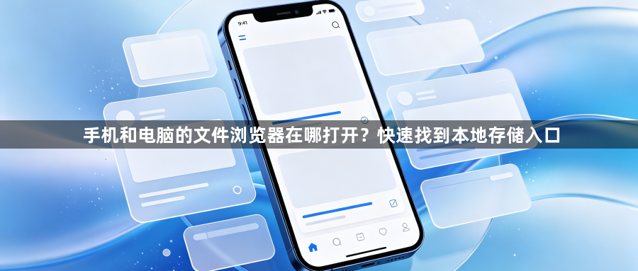 手机和电脑的文件浏览器在哪打开?快速找到本地存储入口1