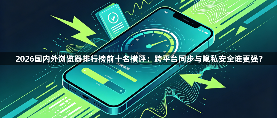 2026国内外浏览器排行榜前十名横评：跨平台同步与隐私安全谁更强？1
