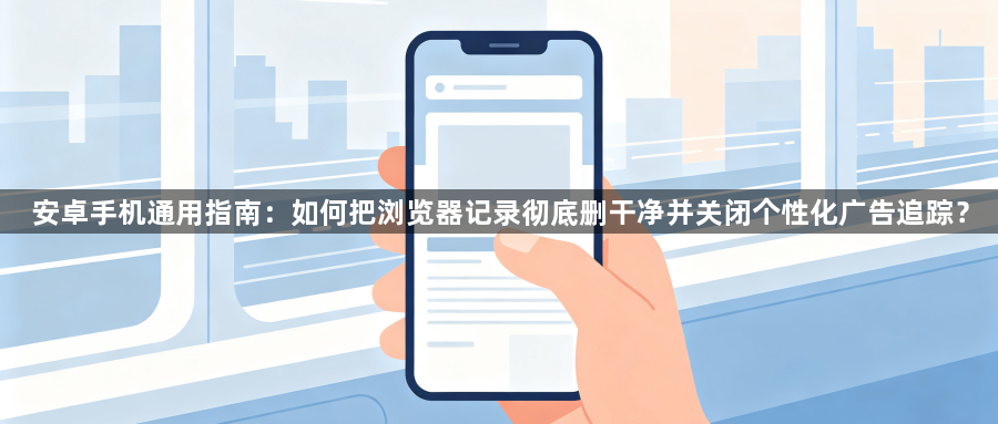 安卓手机通用指南:如何把浏览器记录彻底删干净并关闭个性化广告追踪?1