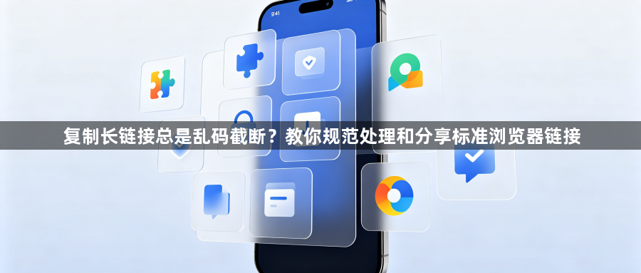 复制长链接总是乱码截断？教你规范处理和分享标准浏览器链接1