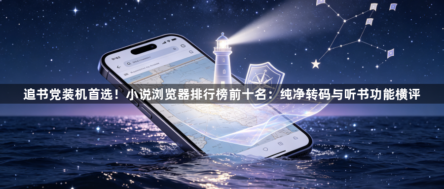 追书党装机首选！小说浏览器排行榜前十名：纯净转码与听书功能横评1
