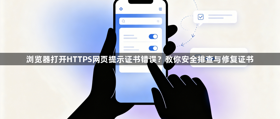浏览器打开HTTPS网页提示证书错误？教你安全排查与修复证书1