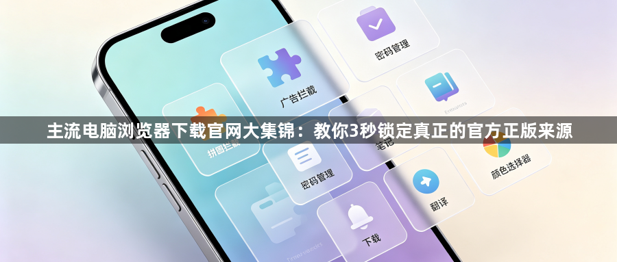 主流电脑浏览器下载官网大集锦：教你3秒锁定真正的官方正版来源1