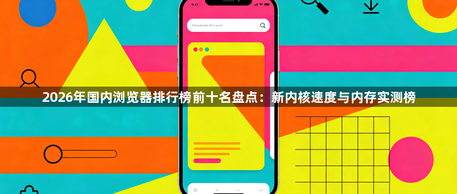 2026年国内浏览器排行榜前十名盘点:新内核速度与内存实测榜1