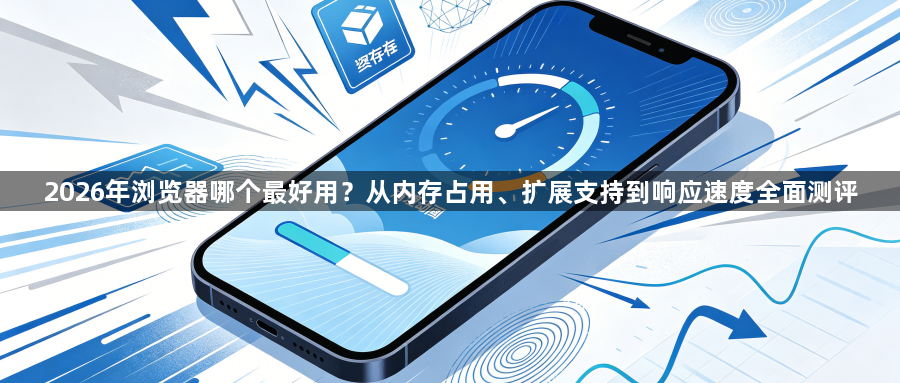 2026年浏览器哪个最好用？从内存占用、扩展支持到响应速度全面测评1