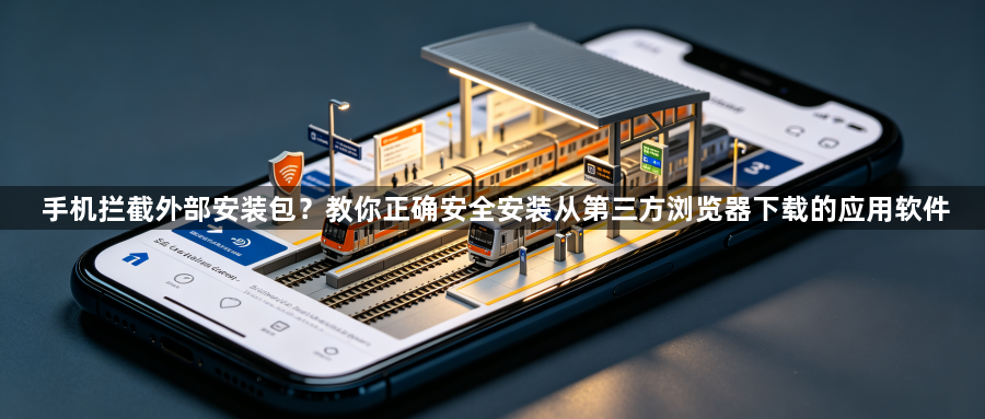 手机拦截外部安装包？教你正确安全安装从第三方浏览器下载的应用软件1