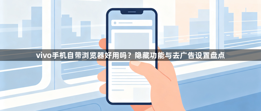 vivo手机自带浏览器好用吗？隐藏功能与去广告设置盘点1