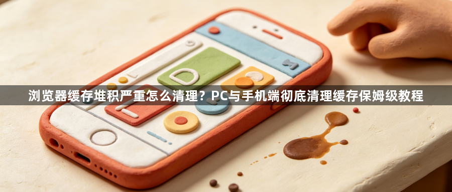 浏览器缓存堆积严重怎么清理?PC与手机端彻底清理缓存保姆级教程1