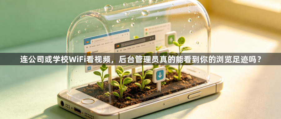 连公司或学校WiFi看视频，后台管理员真的能看到你的浏览足迹吗？1