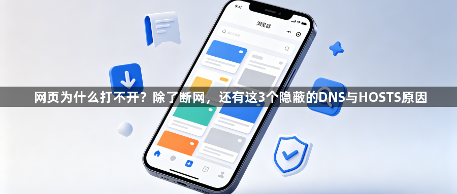 网页为什么打不开？除了断网，还有这3个隐蔽的DNS与HOSTS原因1